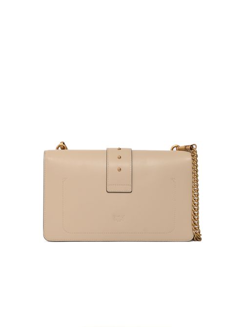 Borsa Classic Love One Simply Seta Beige Gold PINKO | 105857 A0F1C50Q